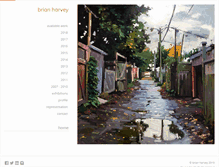 Tablet Screenshot of brianharvey.ca